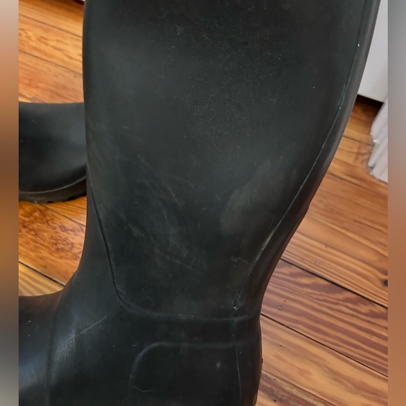Hunter Tall Black Rain Boots - Picture 13 of 15